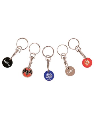 Trolley Coin Keychain